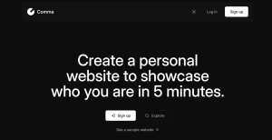 Comma.to Review(2025): Build a Personal Website in 5 Minutes and Grow Your Audience