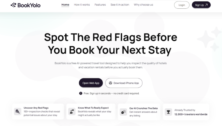 BookYolo: The AI Travel Tool That Helps You Avoid Disappointing Hotels and Vacation Rentals